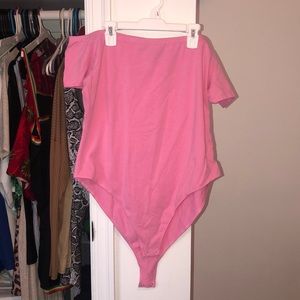 Plus size off the shoulder bodysuit